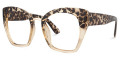 Denis Cat Eye Light Tortoise Glasses
