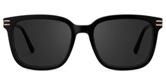Kenny Square Black Sunglasses