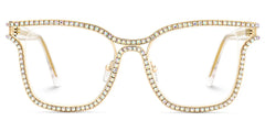 Shine Square Gold Glasses