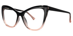 Shelby Cateye Black-Pink Glasses