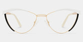 Sydney Cat Eye White Glasses