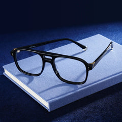 Athena Aviator Black Glasses