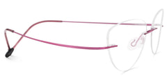 Evelyn Cat Eye Pink Glasses