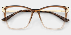 Mia Square Brown Glasses