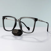 Zeyna Square Black Glasses
