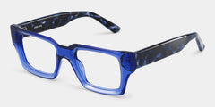 Orson Rectangle Blue Glasses