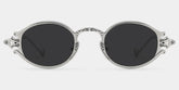 Serena Oval Silver Glasses