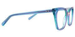 Martha Cat Eye Light-Blue Glasses