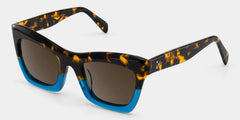 Benitez Square Blue Glasses
