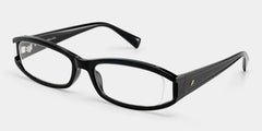 Willow Black Rectangle Glasses