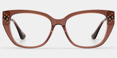 Alma Butterfly Brown Glasses