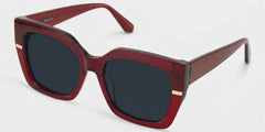 Mavis Square Red Glasses