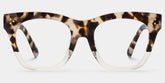 Tandy Rectangle Light-Tortoise Glasses