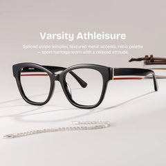 Everest Black Butterfly Glasses