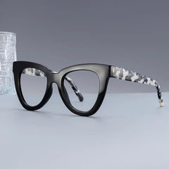 Yaser Cateye Black Glasses