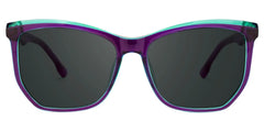 Libby Geometric Purple Glasses