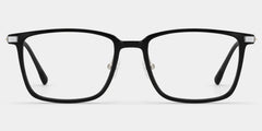 Ivonne Rectangle Black Glasses