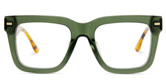 Redina Square Green Glasses