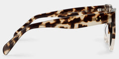 Tandy Rectangle Light-Tortoise Sunglasses