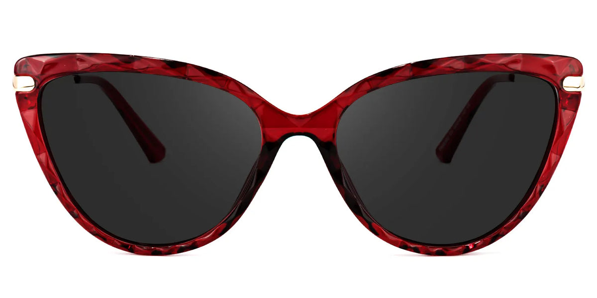 Lucas Cateye Red Sunglasses