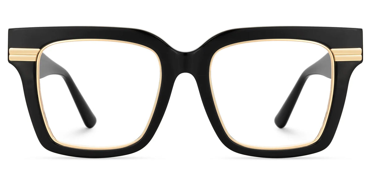 Taylor Square Black Glasses