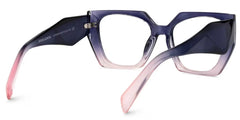 Sileidy Geometric Purple-Pink Glasses