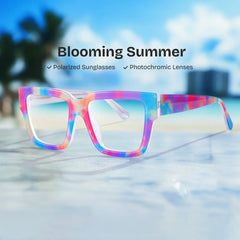 Pop Rectangle Colorful Glasses