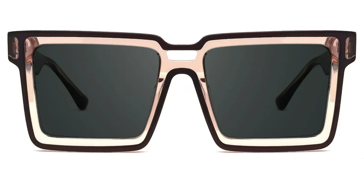 Milian Square Brown Glasses