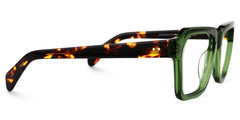 Richard Rectangle Green Glasses