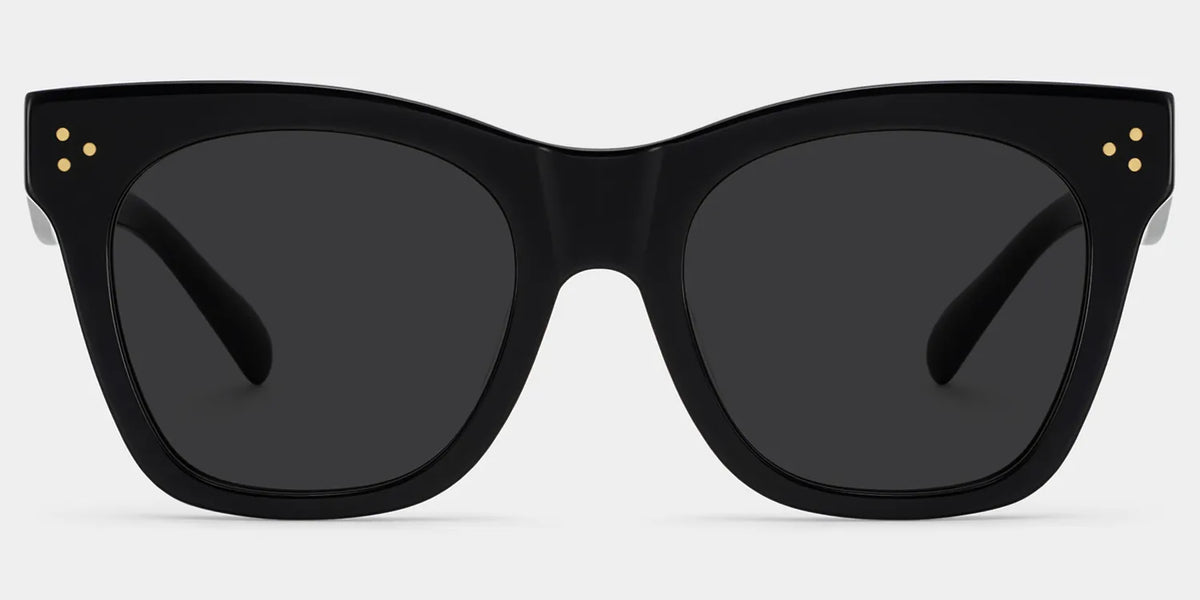 Gordon Rectangle Black Glasses