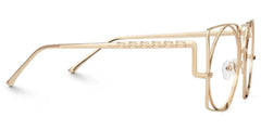 Ybarra Geometric Gold Glasses