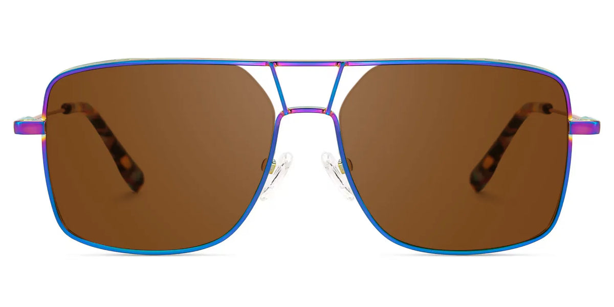 Bowdry Aviator Iridescent Sunglasses