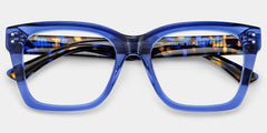 Gaydeh Rectangle Blue Glasses