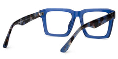 Kenish Square Blue Glasses