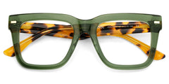 Redina Square Green Glasses