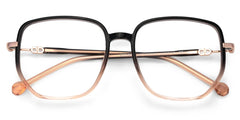 Joana Geometric Black Beige Glasses