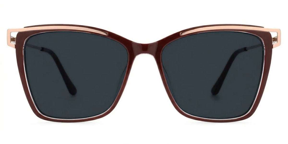 Krystle Square Red Glasses