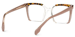 Misty Square Brown Glasses