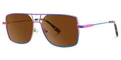 Bowdry Aviator Iridescent Sunglasses