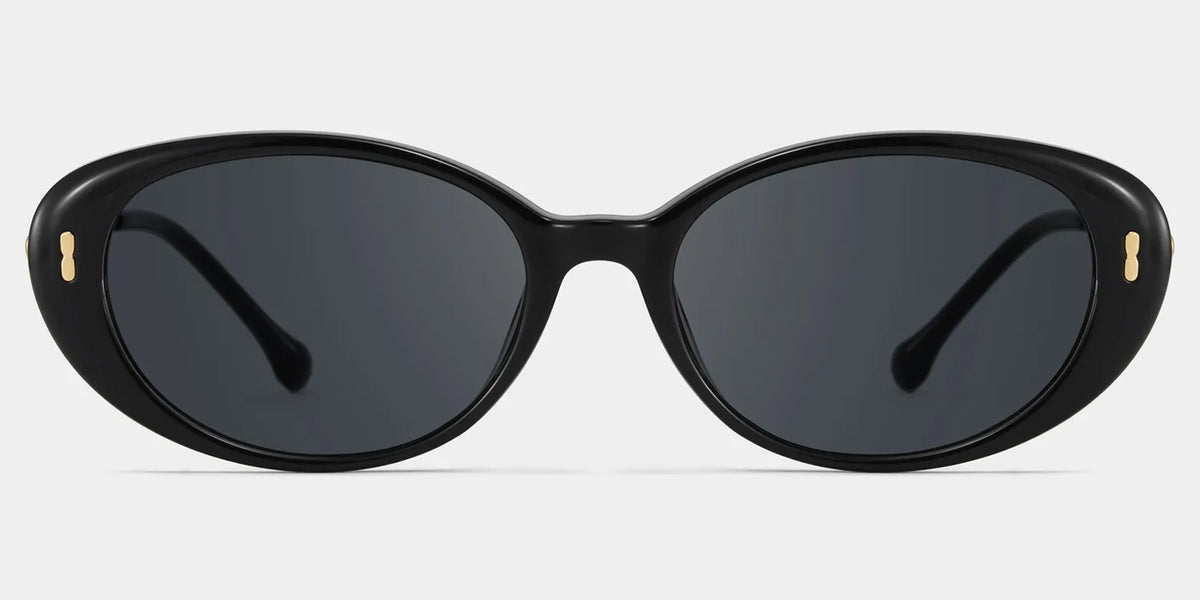 Blaire Oval Black Glasses