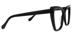 Shanell Butterfly Black Glasses