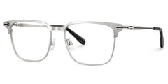 Marshall Rectangle Silver Glasses