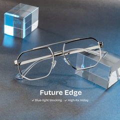 Autumn Aviator Silver Glasses
