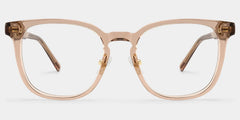 Hailey Square Beige Glasses