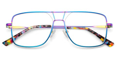 Bowdry Aviator Iridescent Glasses