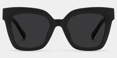 Malcolm Square Black Sunglasses