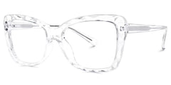 Edna Cateye Clear Glasses