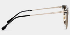 Naranjo Browline Black Sunglasses