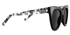 Yaser Cateye Black Sunglasses