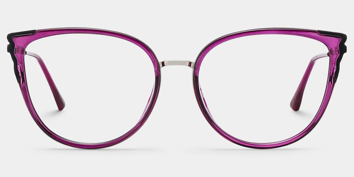 Estrada Cateye Purple Glasses